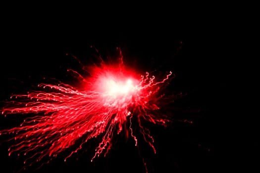 abstract light in dark, motion blur