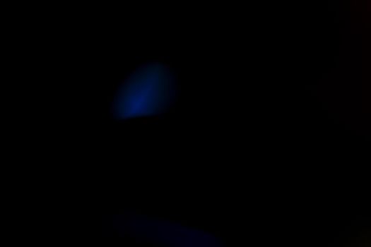 Abstract motion defocused lights on dark background