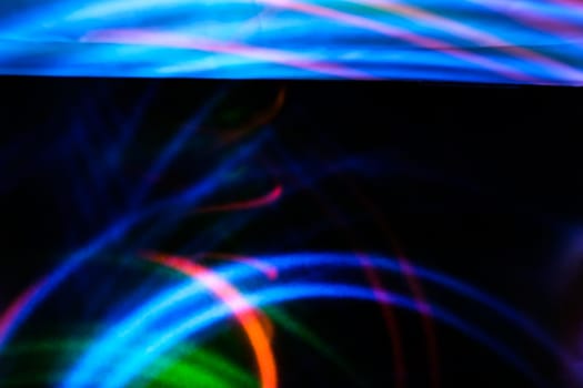 abstract soft motion light in the dark