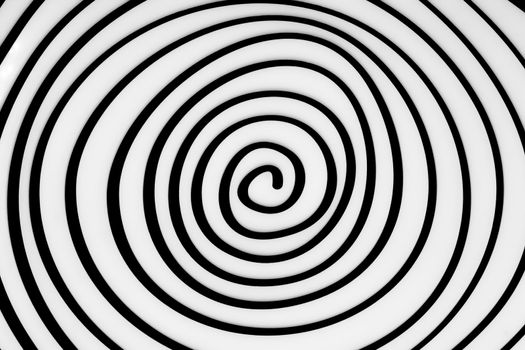abstract white optical illusion on black
