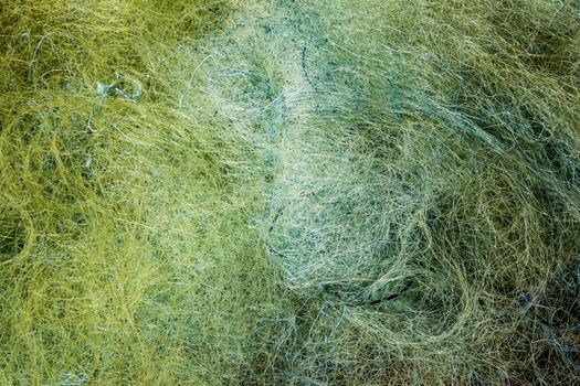 background of  fishing nets and floats