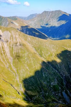 Suny day in  Romanian mountains, Fagaras, Sibiu county