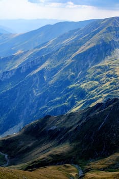 Suny day in  Romanian mountains, Fagaras, Sibiu county