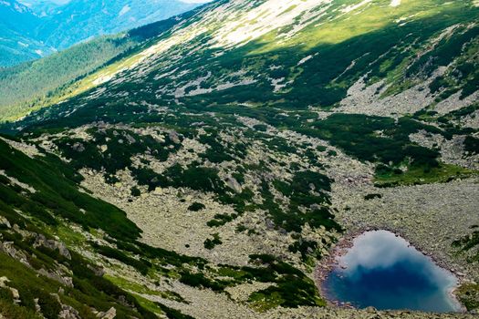 view over the wild Retezat National Park, Romania