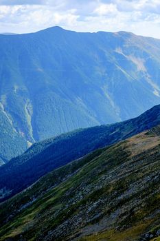 Suny day in  Romanian mountains, Fagaras, Sibiu county