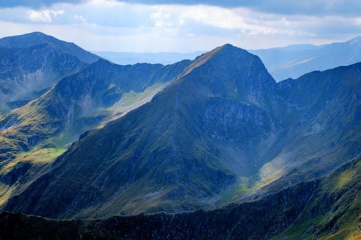 Suny day in  Romanian mountains, Fagaras, Sibiu county