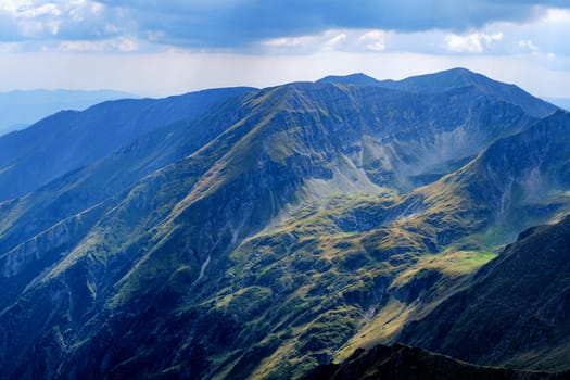 Suny day in  Romanian mountains, Fagaras, Sibiu county