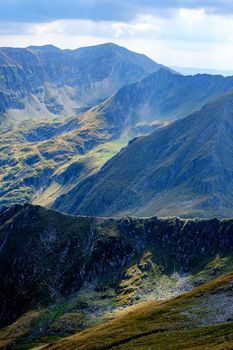 Suny day in  Romanian mountains, Fagaras, Sibiu county