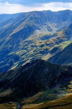 Suny day in  Romanian mountains, Fagaras, Sibiu county