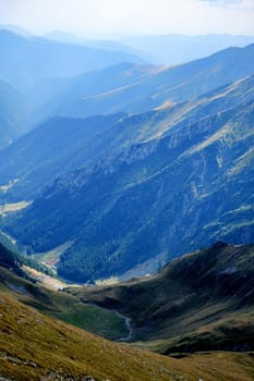 Suny day in  Romanian mountains, Fagaras, Sibiu county