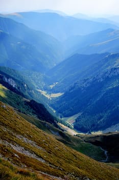 Suny day in  Romanian mountains, Fagaras, Sibiu county