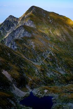 Suny day in  Romanian mountains, Fagaras, Sibiu county