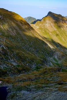 Suny day in  Romanian mountains, Fagaras, Sibiu county