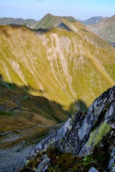 Suny day in  Romanian mountains, Fagaras, Sibiu county