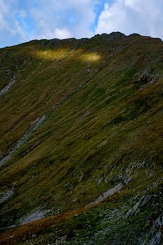 Suny day in  Romanian mountains, Fagaras, Sibiu county