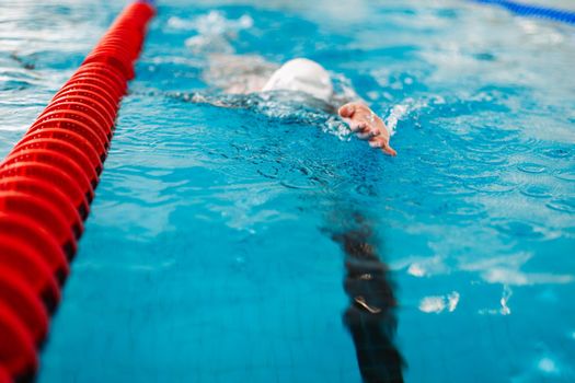 swimming competitions in the swimming pool.