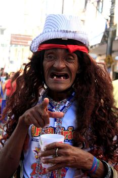 salvador, bahia / brazil - september 8, 2013: people are seen during gay pride parade in the city of Salvador.