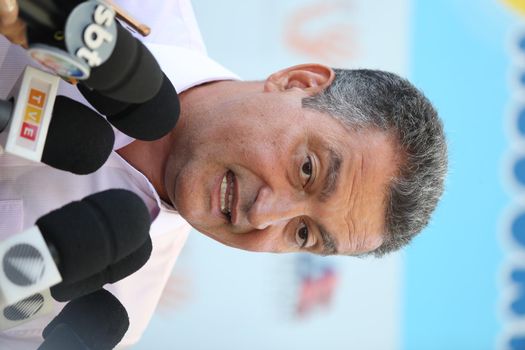 salvador, bahia / brazil - october 8, 2018: Rui Costa, governor of Bahia is seen during an interview in Salvador.