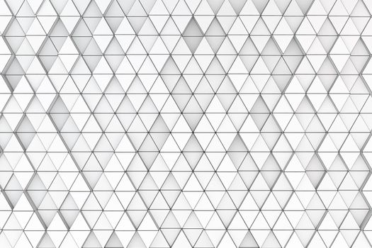 background of a variety of triangles. 3d render