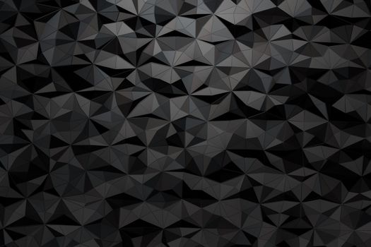 background of a variety of triangles. 3d render