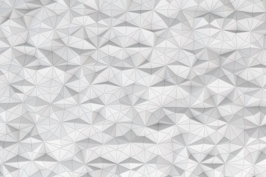 background of a variety of triangles. 3d render