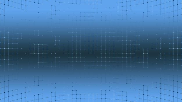 Abstract background of a grid of squares. 3d rendering.