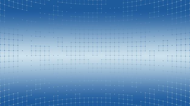 Abstract background of a grid of squares. 3d rendering.
