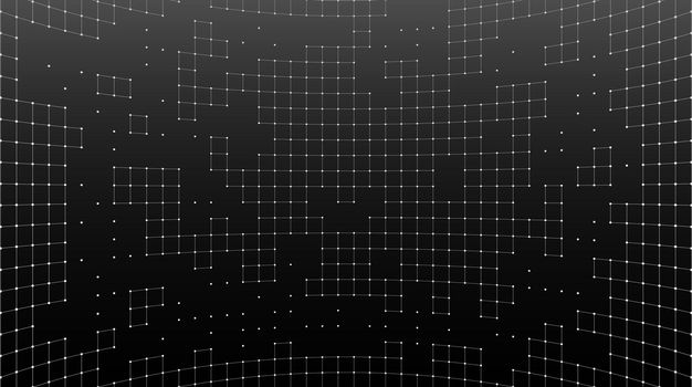 Abstract background of a grid of squares. 3d rendering.