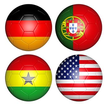 balls with flags