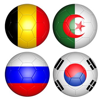 balls with flags