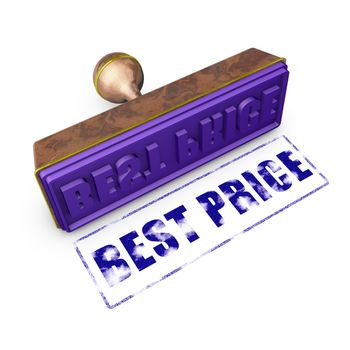 wooden seal with gold trim and imprint-best price