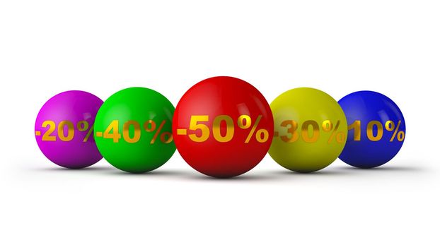colored balloons bring discounts