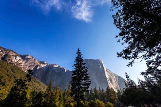 Yosemite valley at the sunrise, Yosemite national park, California, usa