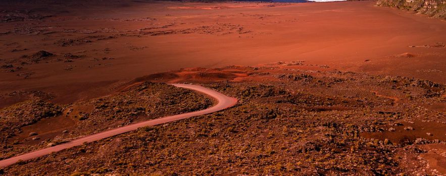 Piton de la Fournaise volcano, Reunion island, indian ocean, France