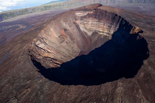 Piton de la Fournaise volcano, Reunion island, indian ocean, France