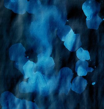 Black and blue watercolor background