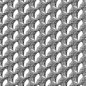 Ethnic black and white pattern. Zenart abstract background.