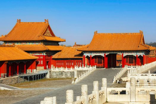 The famous forbidden City in Beijing, China, Asia