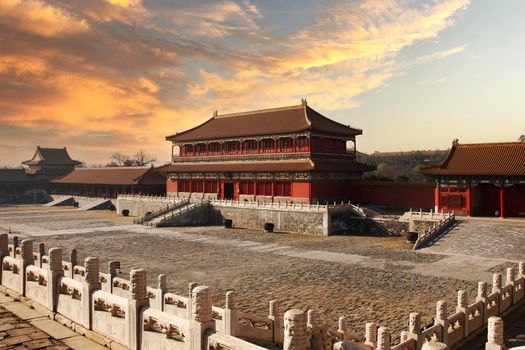 The famous forbidden City in Beijing, China, Asia