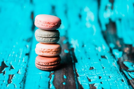 Macarons in different colours