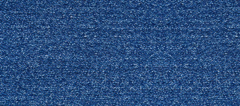 brand new blue jeans macro texture background. banner, panorama, wide shot