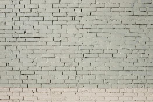 Background of wide white and cream brick wall texture. Old brown brick wall concrete or stone textured, wallpaper limestone abstract wall. Home or office design backdrop.