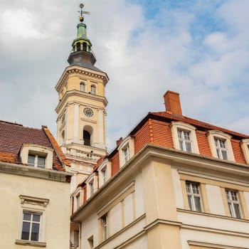 Prudnik City Hall. Prudnik, Opole, Poland.