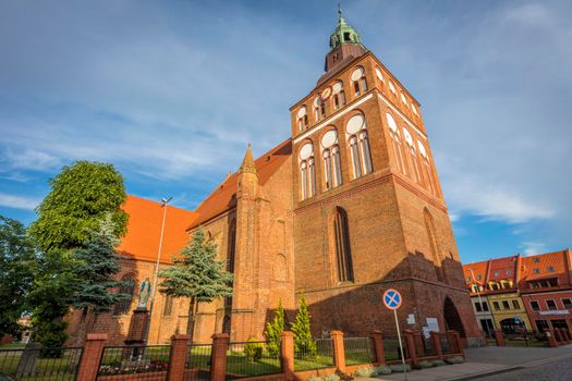 Church in Gryfice. Gryfice, Pomerania, Poland.