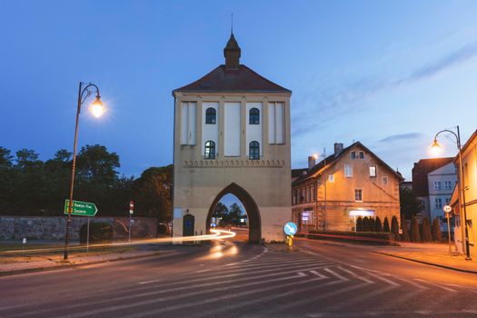 Old City Gate in Gryfice. Gryfice, Pomerania, Poland.