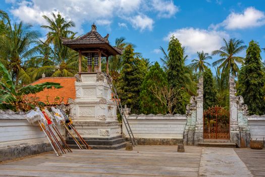 Hindu Temple near village Kampung Toyapakeh in Nusa Penida island, Bali, Indonesia