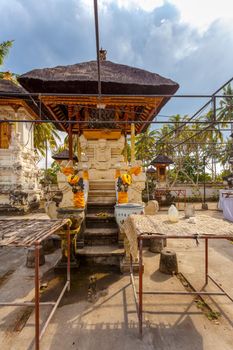 Small Hindu Temple near village Kampung Toyapakeh in Nusa Penida island, Bali, Indonesia