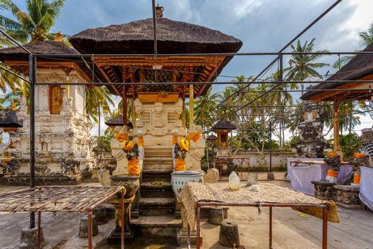 Small Hindu Temple near village Kampung Toyapakeh in Nusa Penida island, Bali, Indonesia