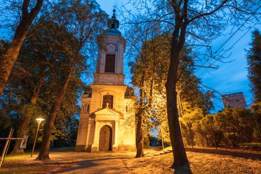 Church in Czersk. Czersk, Masovia, Poland.