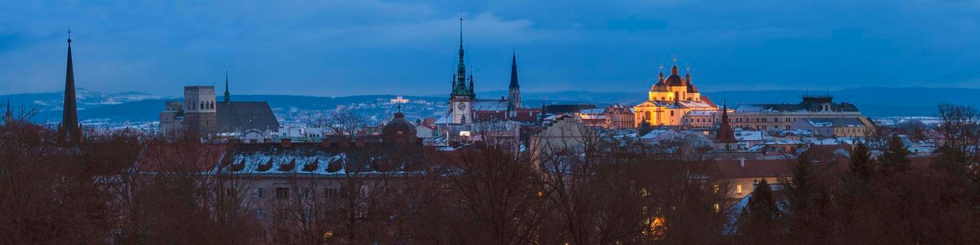 Panorama of Olomouc. Olomouc, Olomouc Region, Czech Republic.